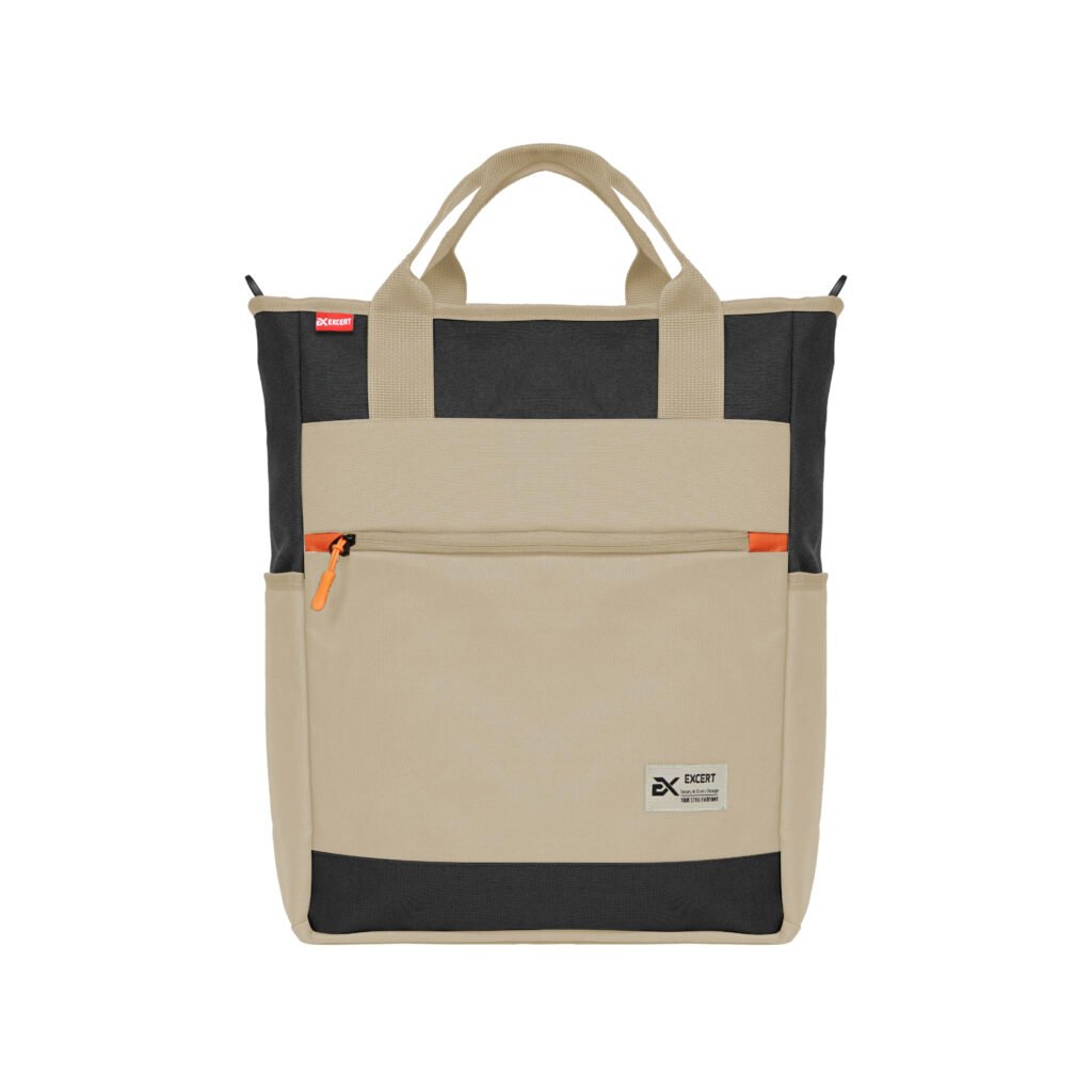 EXCERT - SESKO Tas Tote Bag Resleting  Pria Wanita Totebag Laptop